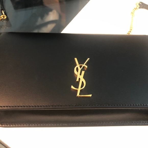 Authentic YSL Saint Laurent phone holder crossbody bag - Picture 1 of 7